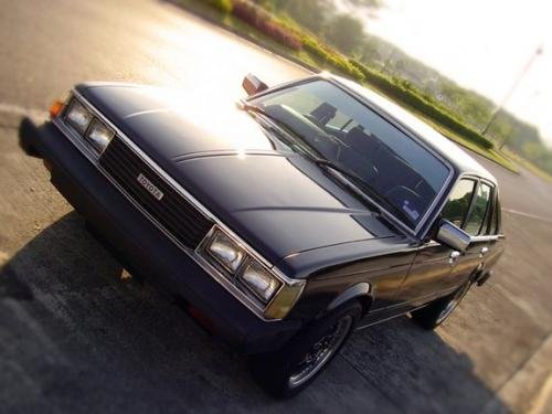 Photo of a 1982 Toyota Corona in Gloss Black (paint color code 202