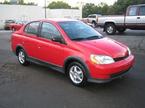 Photo of a 2000-2002 Toyota ECHO in Absolutely Red (paint color code 3P0)