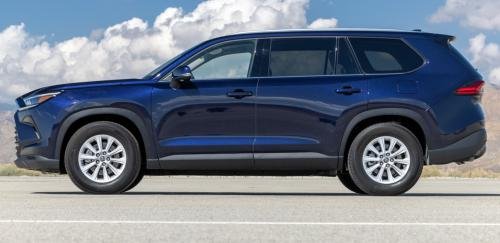 Photo of a 2024 Toyota Grand Highlander in Blueprint (paint color code 8X8)