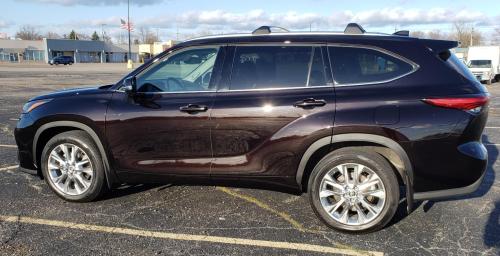 Photo of a 2020-2022 Toyota Highlander in Opulent Amber (paint color code 4X9)