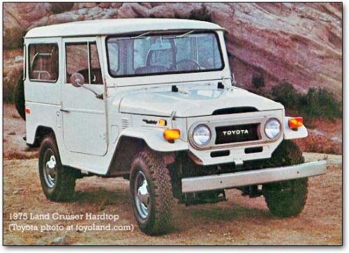 Photo of a 1976-1980 Toyota Land Cruiser in White (paint color code 031)