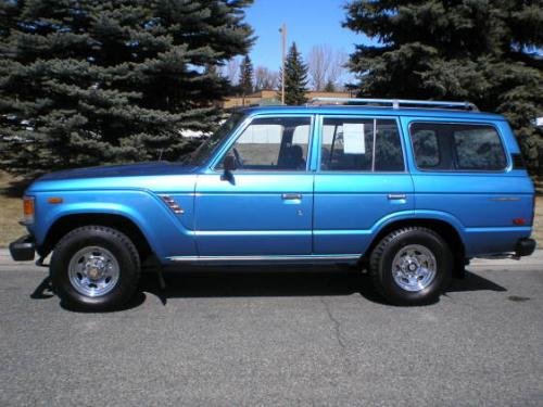 Photo of a 1981-1984 Toyota Land Cruiser in Light Blue<br>(AKA Blue Metallic) (paint color code 861