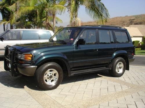 Photo of a 1993-1997 Toyota Land Cruiser in Dark Emerald Pearl (paint color code 2AC)