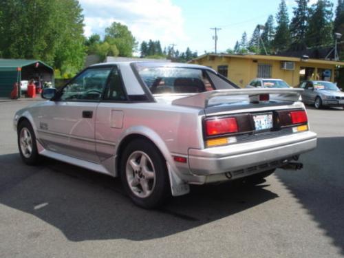 Photo of a 1987-1989 Toyota MR2 in Super Silver Metallic (paint color code 21E)