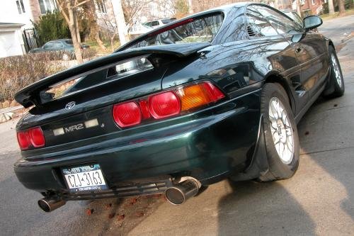 Photo of a 1994-1995 Toyota MR2 in Dark Emerald Pearl (paint color code 6M1)