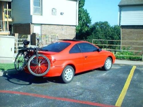 Photo of a 1996 Toyota Paseo in Super Red (paint color code 3E5