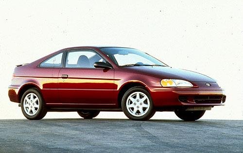 Photo of a 1996 Toyota Paseo in Ruby Pearl (paint color code 3L3)