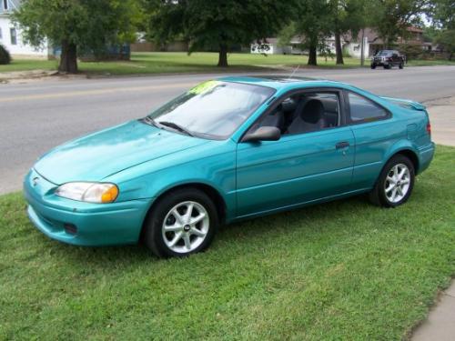 Photo Image Gallery & Touchup Paint: Toyota Paseo in Bright Turquoise ...