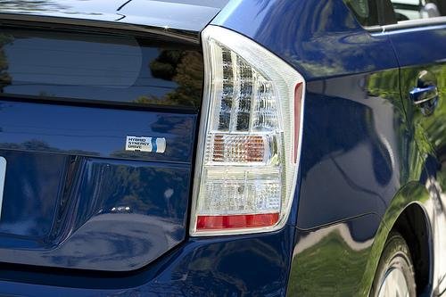 Photo of a 2010-2011 Toyota Prius in Blue Ribbon Metallic (paint color code 8T5