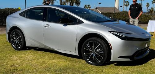 Photo of a 2023-2025 Toyota Prius in Cutting Edge (paint color code 1L0)