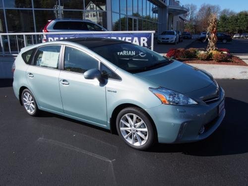 Photo of a 2013-2017 Toyota Prius v in Sea Glass Pearl (paint color code 781