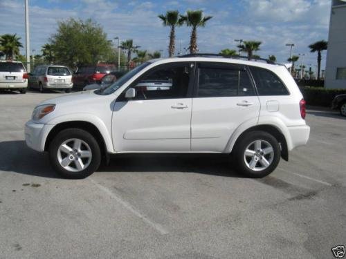 Photo of a 2003 Toyota RAV4 in Frosted White Pearl (paint color code 064)