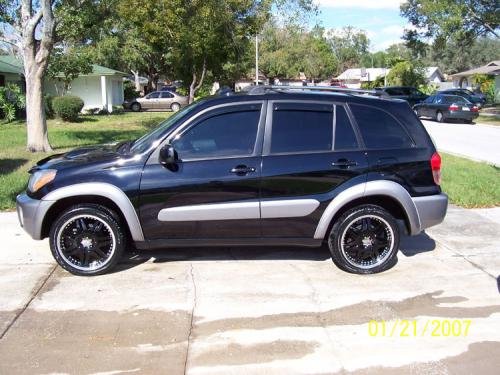 Photo of a 2001-2005 Toyota RAV4 in Black (paint color code 202