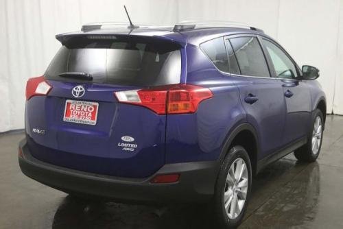 Photo of a 2014-2015 Toyota RAV4 in Blue Crush Metallic (paint color code 8W7)