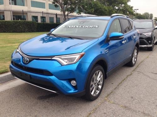 Photo of a 2016-2018 Toyota RAV4 in Electric Storm Blue S-Code(8X7s:8X7|1F7) (paint color code 8X7)