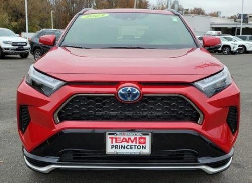 Photo of a 2023 Toyota RAV4 in Supersonic Red (paint color code 3U5)