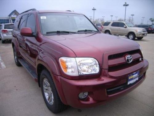 Photo of a 2006 Toyota Sequoia in Salsa Red Pearl (paint color code 3Q3)