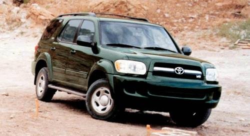 Photo of a 2006-2007 Toyota Sequoia in Timberland Mica (paint color code 6T8)