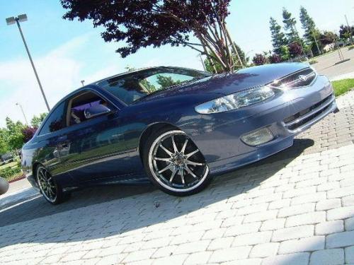 Photo of a 1999-2000 Toyota Solara in Twilight Blue Pearl (paint color code 8M8)