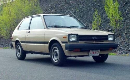 Photo of a 1982 Toyota Starlet in Light Beige (paint color code 4A8