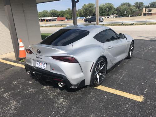 Photo of a 2020-2022 Toyota Supra in Tungsten (paint color code D02)