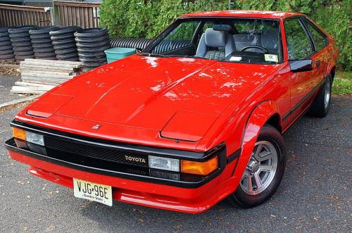 Photo of a 1983-1984 Toyota Supra in Super Red (paint color code 3D1)