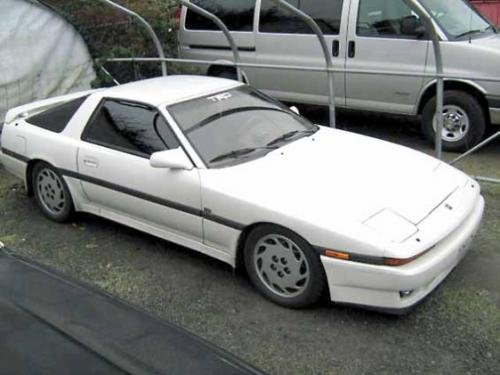 Photo of a 1986.5-1988 Toyota Supra in Super White (AKA White) (paint color code 040)