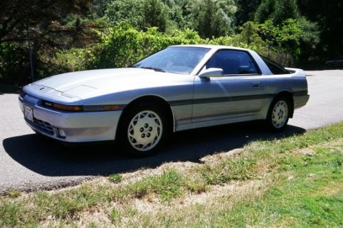 Photo Image Gallery & Touchup Paint: Toyota Supra in Ice Blue Pearl (8G2)