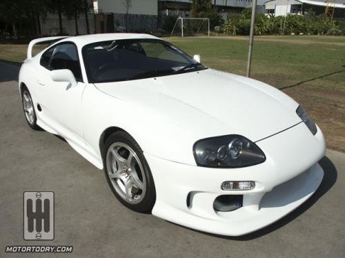 Photo of a 1997 Toyota Supra in Super White (paint color code 040)