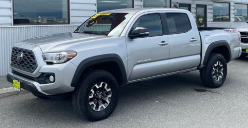 Photo of a 2022 Toyota Tacoma in Celestial Silver Metallic (paint color code 1J9)