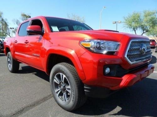 Photo of a 2016-2023 Toyota Tacoma in Barcelona Red Metallic (paint color code 3R3