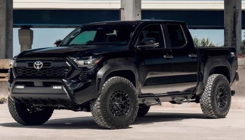 Photo of a 2024 Toyota Tacoma in Black (paint color code 2ZX
