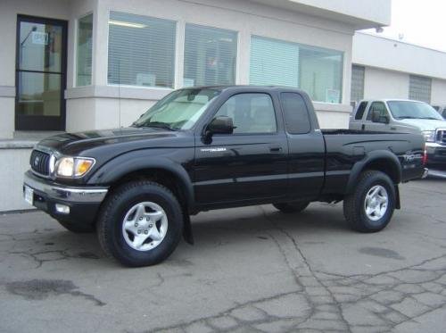 Photo of a 2000-2004 Toyota Tacoma in Black Sand Pearl (paint color code 209)