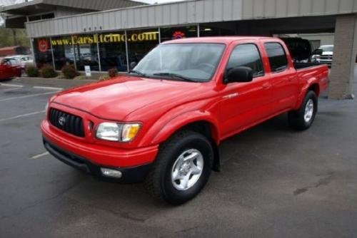 Photo of a 2001-2004 Toyota Tacoma in Radiant Red (paint color code 3L5