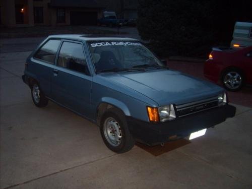 Photo of a 1983 Toyota Tercel in Light Blue Metallic (paint color code 889)