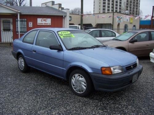Photo of a 1997 Toyota Tercel in Orchid Blue Pearl (paint color code 8K1)