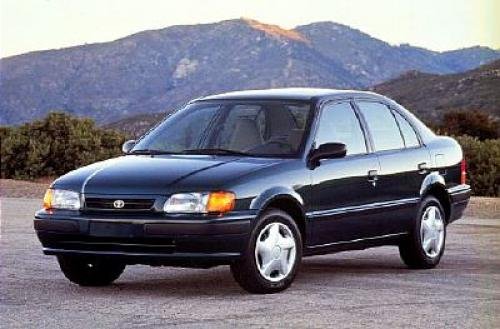 Photo of a 1997 Toyota Tercel in Blue Velvet Pearl (paint color code 8L3)