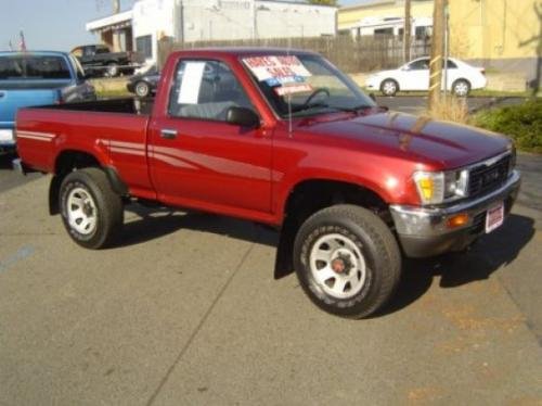 Photo of a 1989 Toyota Truck in Medium Red Pearl (paint color code 3H4