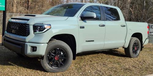 Photo of a 2021 Toyota Tundra in Lunar Rock (paint color code 6X3)