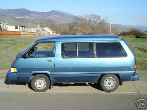 Photo of a 1985 Toyota Van in Blue Metallic (paint color code 8A9