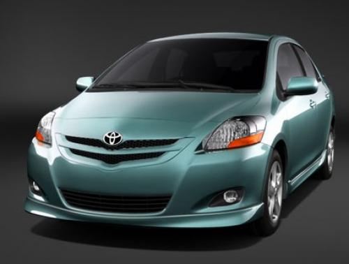 Photo of a 2007-2010 Toyota Yaris in Jade Sea Metallic (paint color code 777)